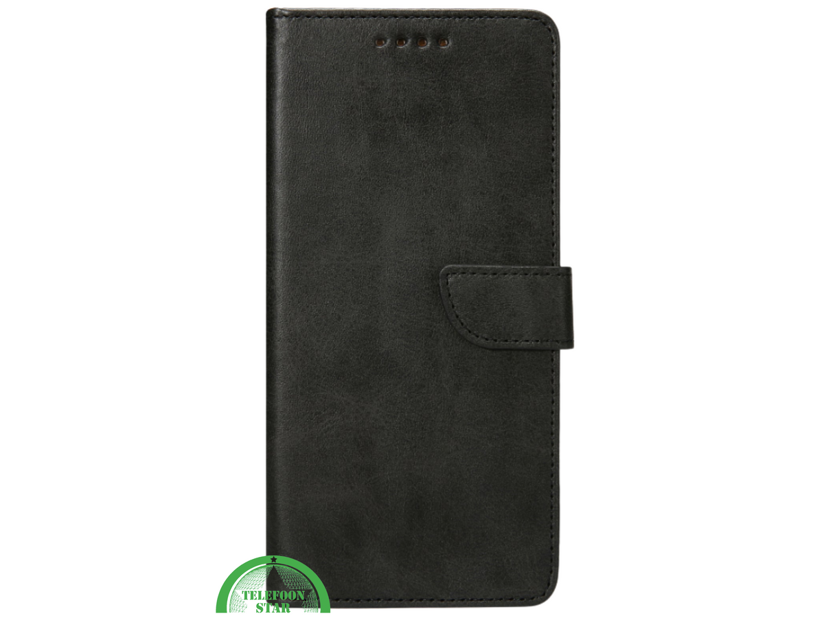 Bookcase iPhone 17 Air Zwart – Klassieke Leren Look & Volledige Bescherming