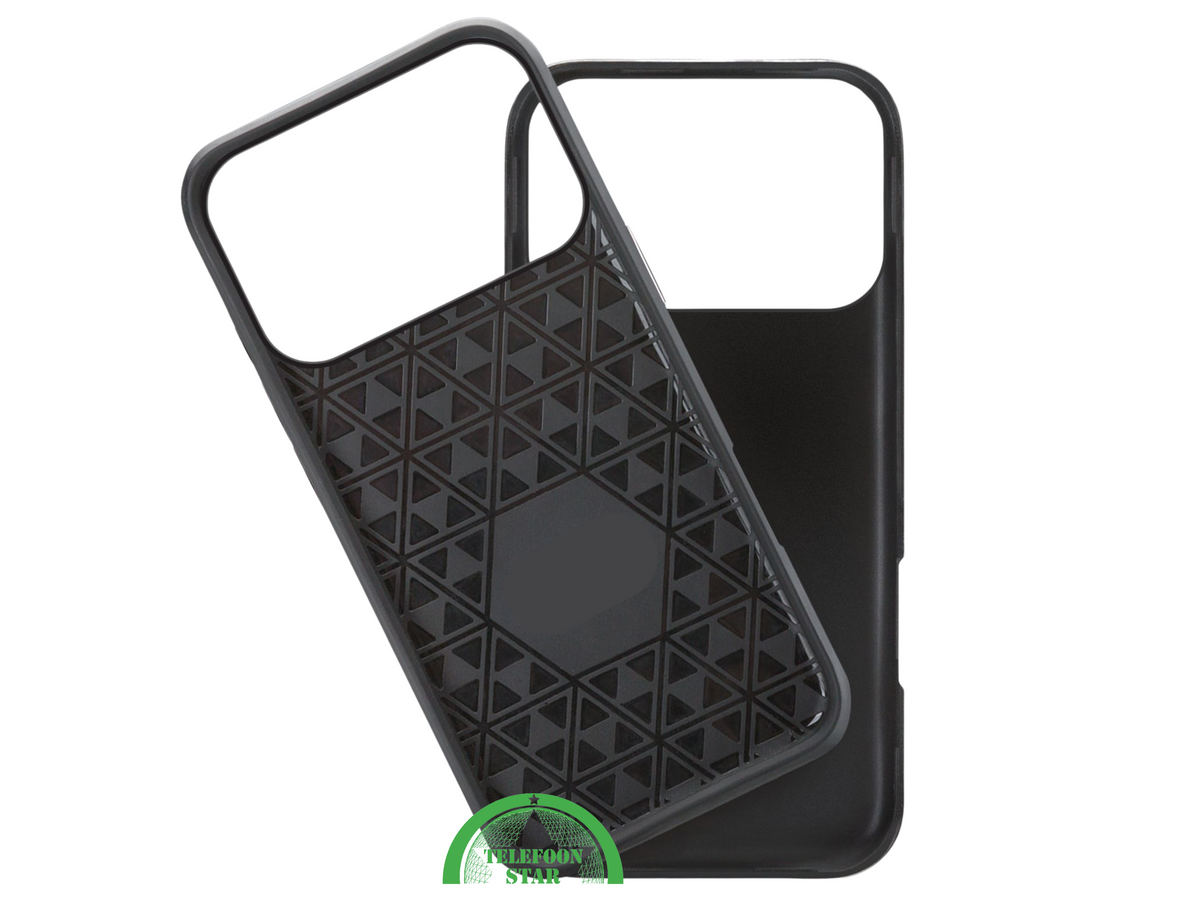 iPhone 17 Pro / Pro Max Hoesje Zwart – Schokbestendige Anti-Slip Backcover