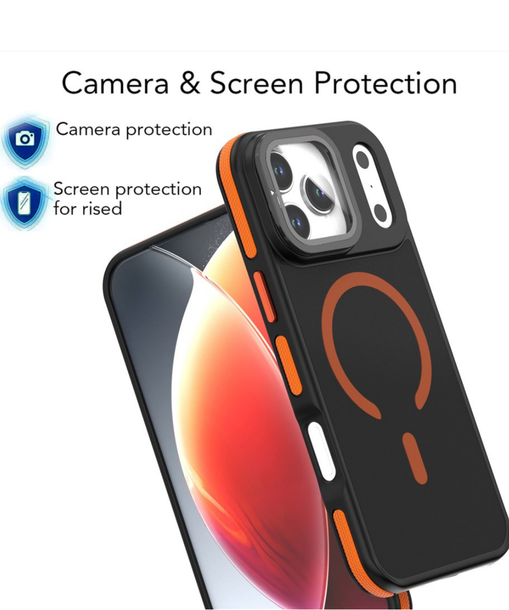 iPhone 17 Pro Magnetisch Hoesje Luxe Bescherming met Camera Shield en MagSafe Ondersteuning