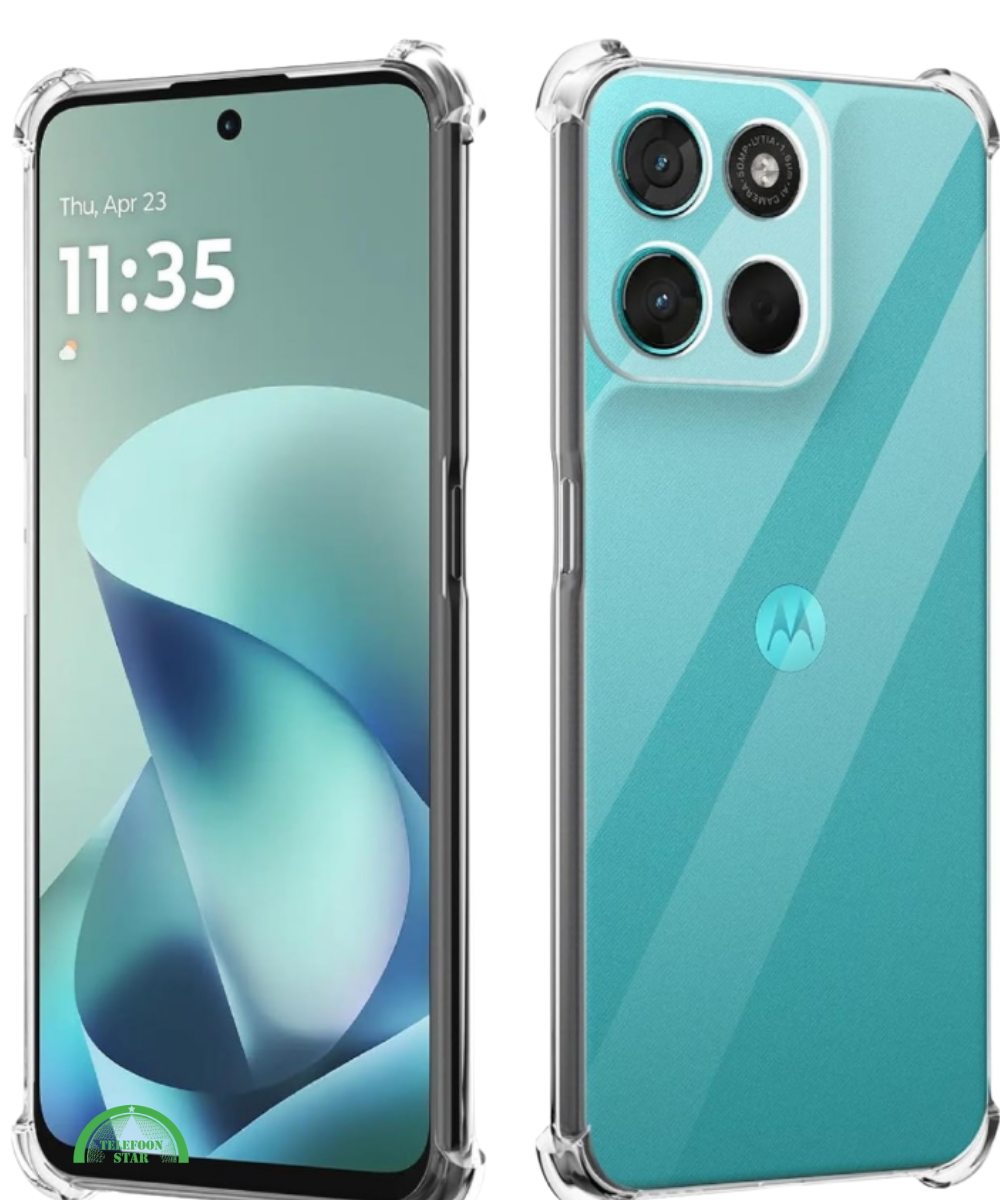 Hoesje voor Motorola Moto G57 Power Transparant Anti-Shock
