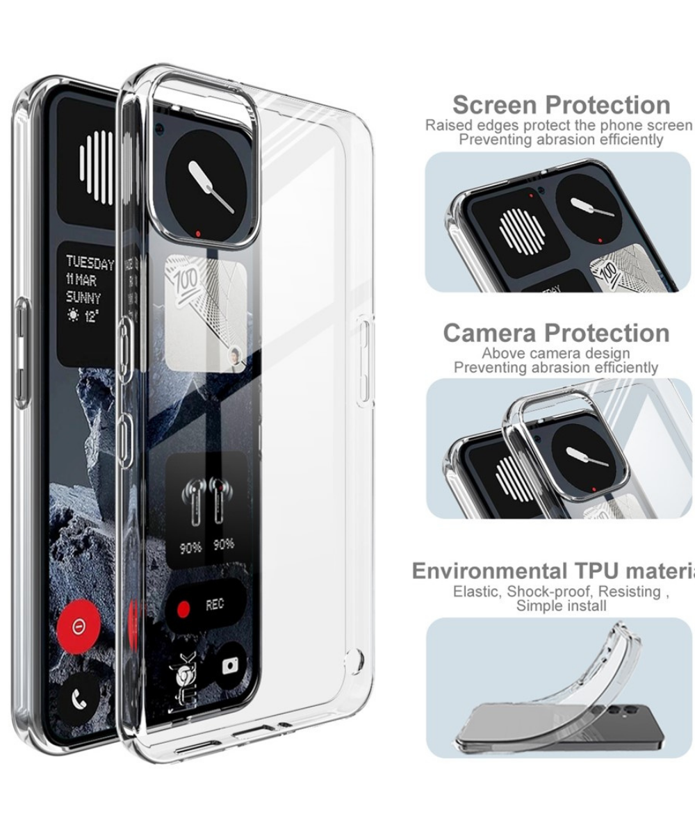 Nothing Phone (3a) Lite 5G Hoesje Transparante Soft TPU Back Cover