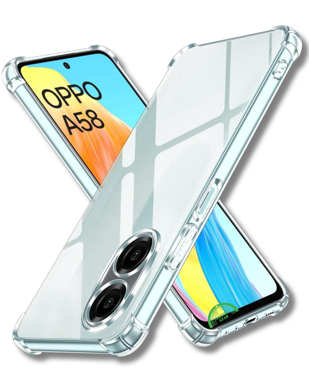 Hoesje voor Oppo A58 4G Transparant Anti-Shock