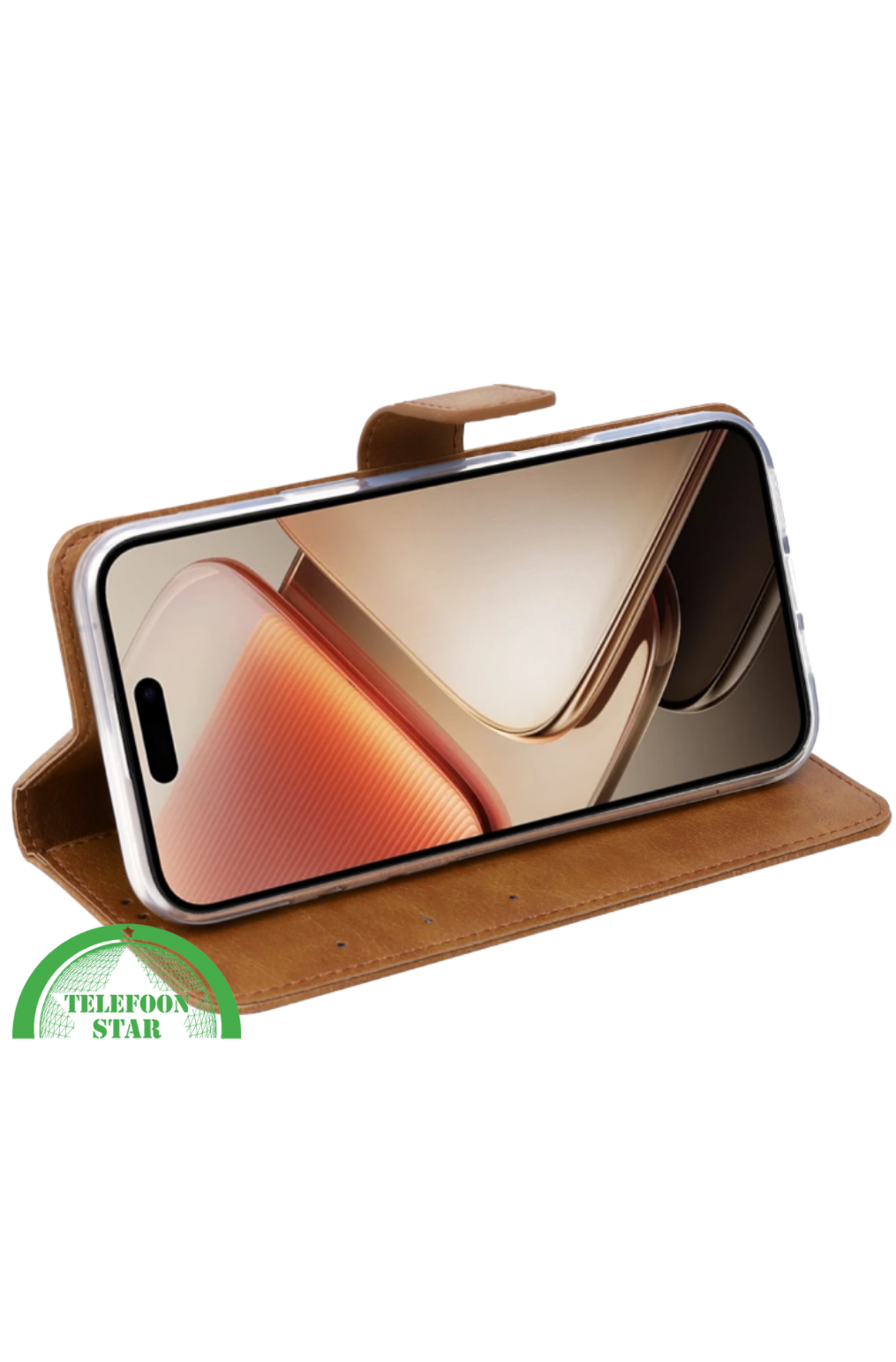 Bookcase Hoesje voor Oppo Reno 14 5G Bruin