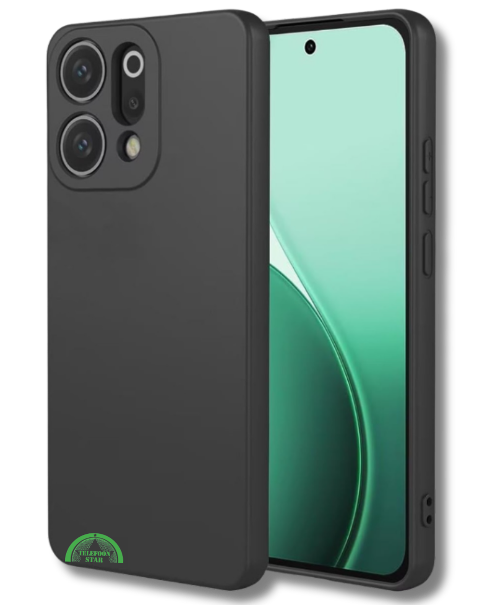 Hoesje voor OPPO Reno 15 5G Zwart Siliconen