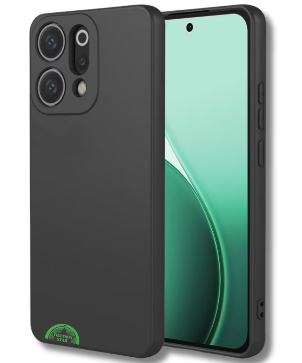 Hoesje voor OPPO Reno 15 5G Zwart Siliconen