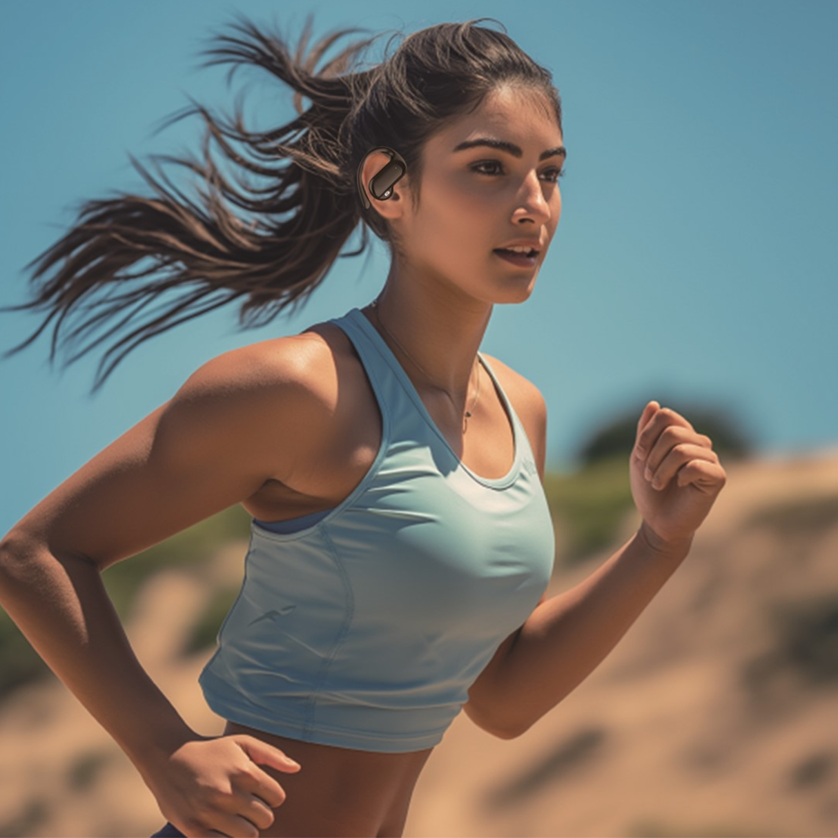 Xssive Open Ear Sport Oordopjes Zwart
