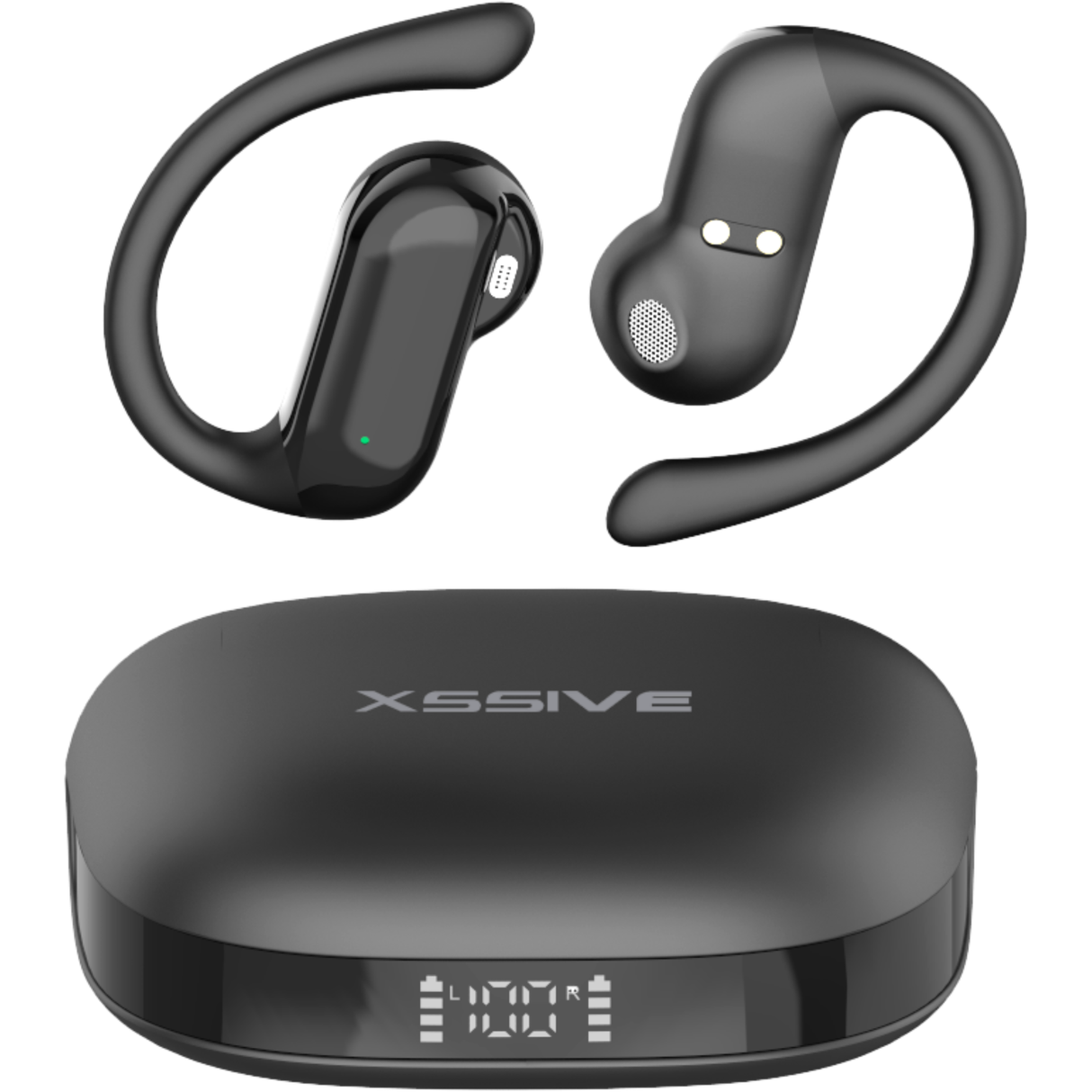Xssive Open Ear Sport Oordopjes Zwart