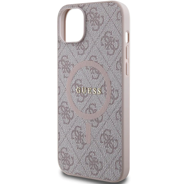 iPhone 15 MagSafe Hoesje | Guess Hoesje | Roze