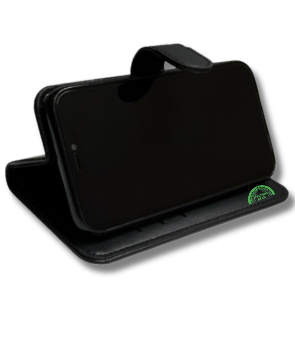 Bookcase Hoesje voor Xiaomi Redmi A3 Zwart Magnetische sluiting