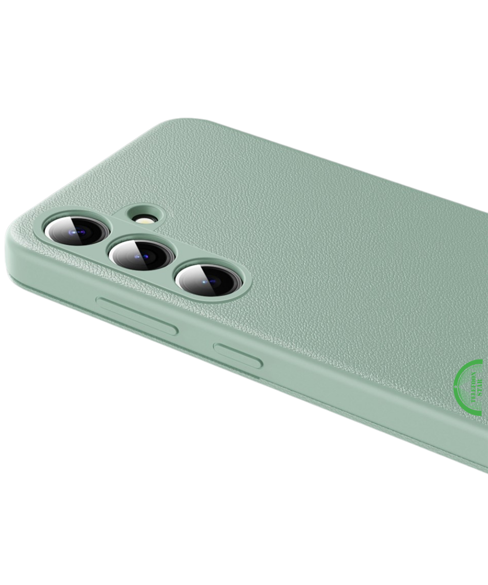 Samsung Galaxy A57 5G Smart View Hoesje Lichtgroen met Kaarthouder