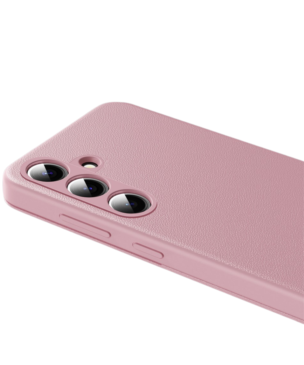 Samsung Galaxy A57 5G Smart View Hoesje Roze met Kaarthouder
