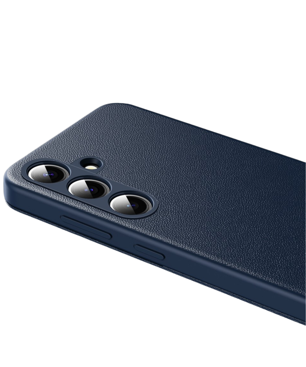 Samsung Galaxy A57 5G Smart View Hoesje Donkerblauw met Kaartslot