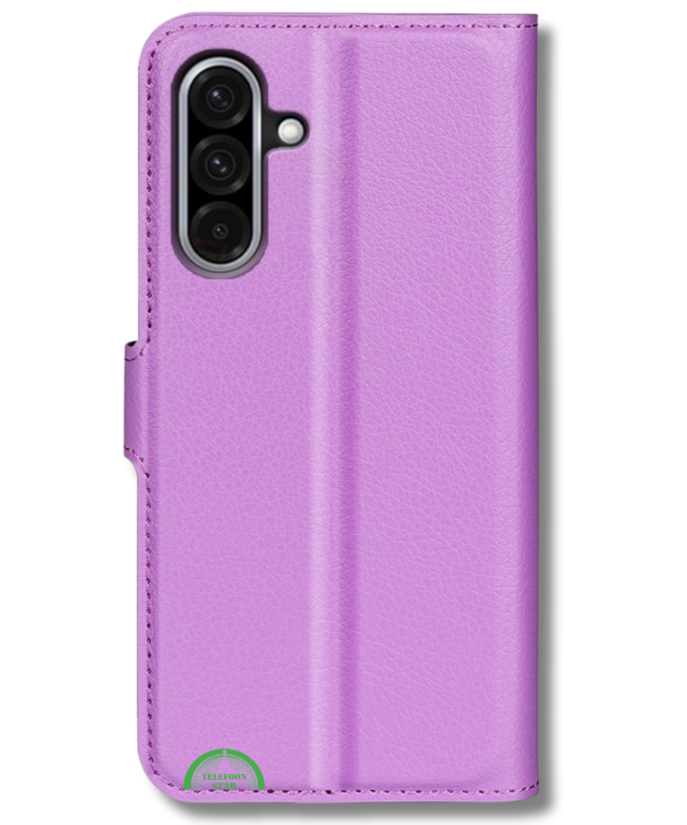 Hoesje voor Samsung Galaxy A17 Paars Bookcase Sterke magnetische sluiting