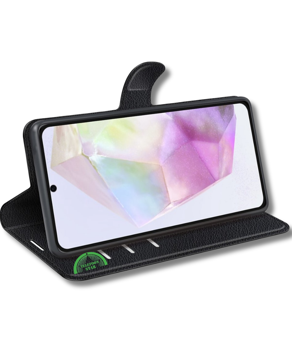 Hoesje voor Samsung Galaxy A36 Zwart Sterke magnetische sluiting
