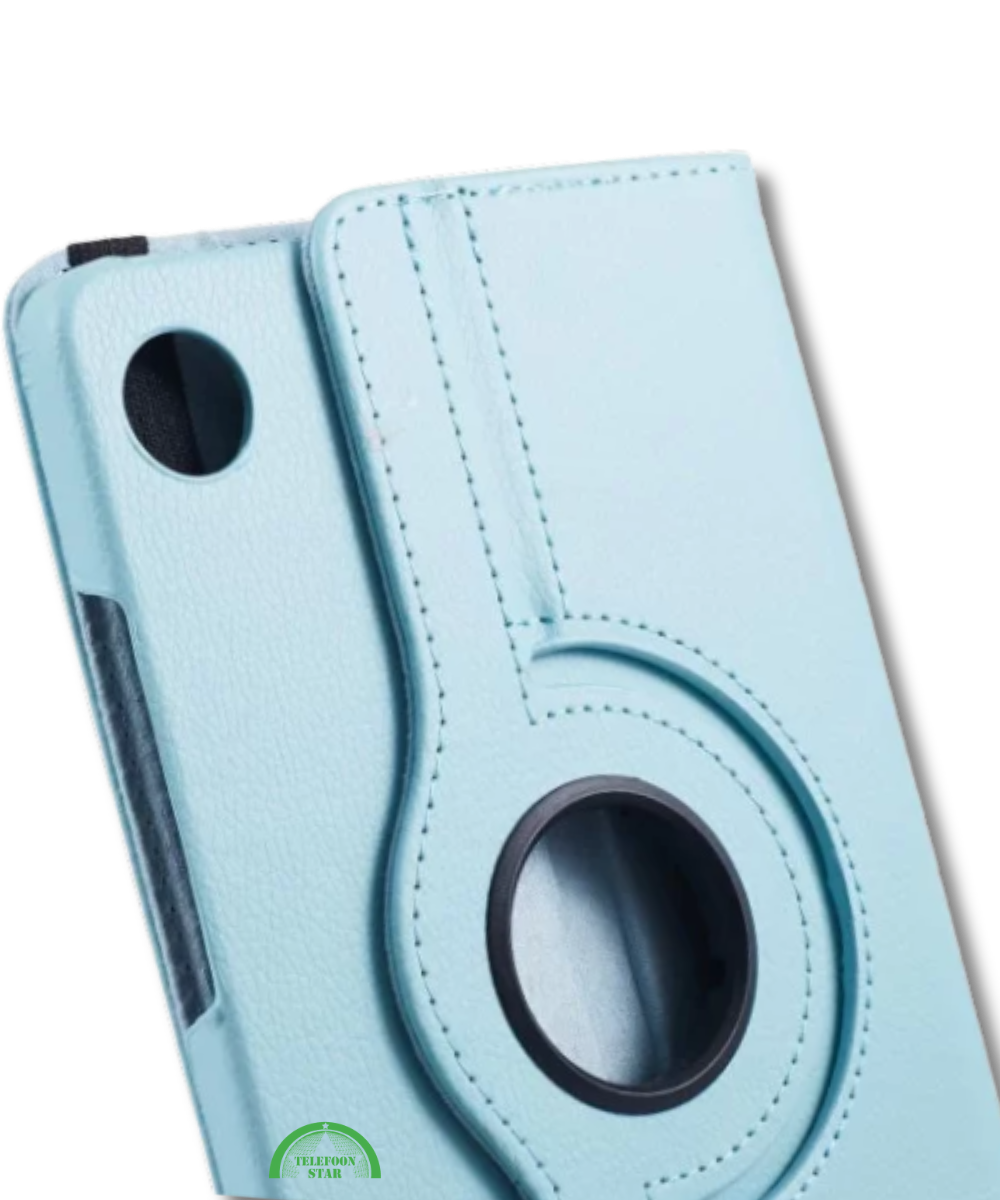 Hoesje voor Samsung A11 Plus Blauw Bookcase met Kickstand Slank licht en stevig