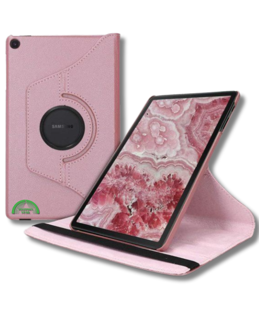 Hoesje voor Samsung A11 Plus Roze Bookcase met Kickstand