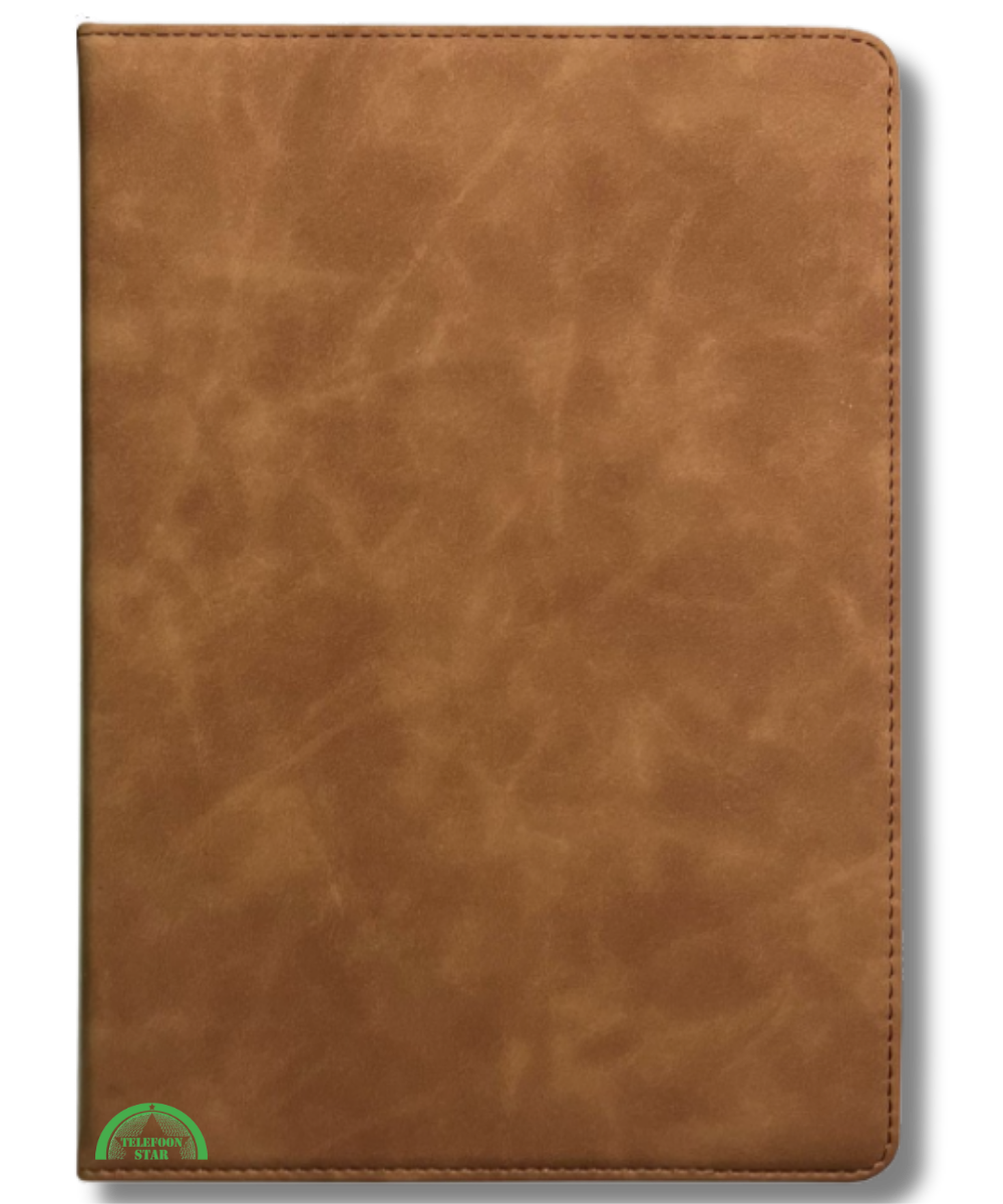 Hoesje voor Samsung A11 Bruin Bookcase met Kickstand Slank licht en stevig