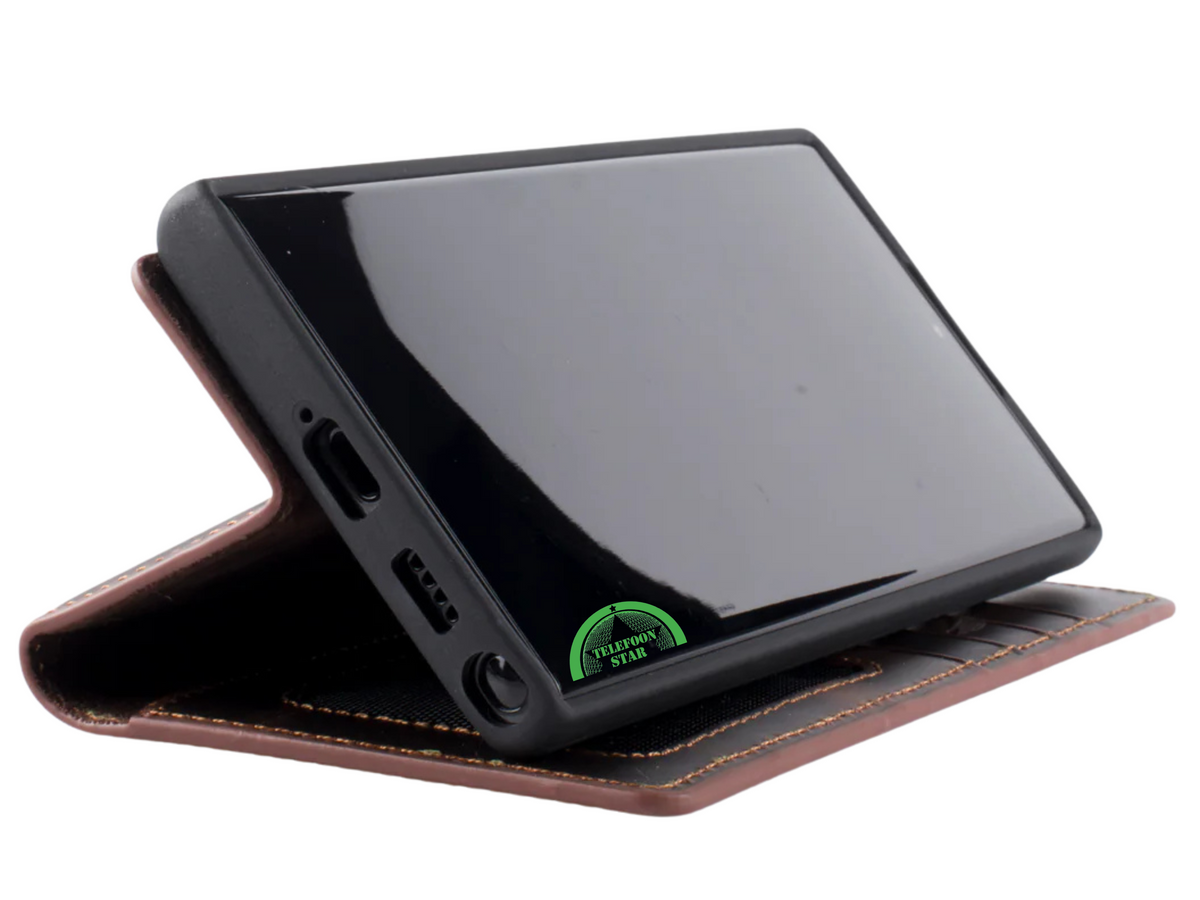 Luxe 2-in-1 Bookcase Hoesje Donker Bruin - Samsung Galaxy S-serie