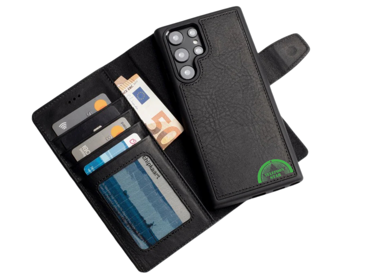 Luxe 2-in-1 Bookcase Hoesje Zwart - Samsung Galaxy S-serie