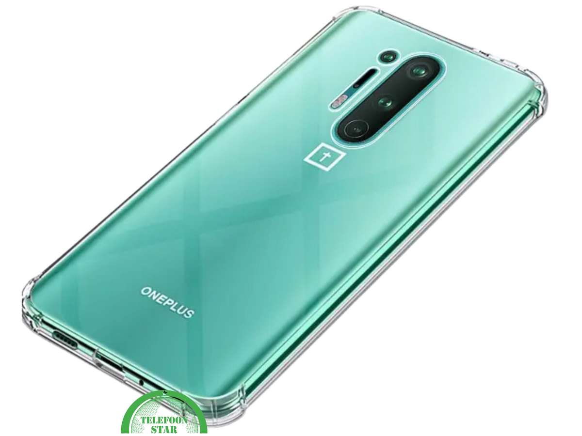 OnePlus 8 Pro Transparant Back Cover Hoesje