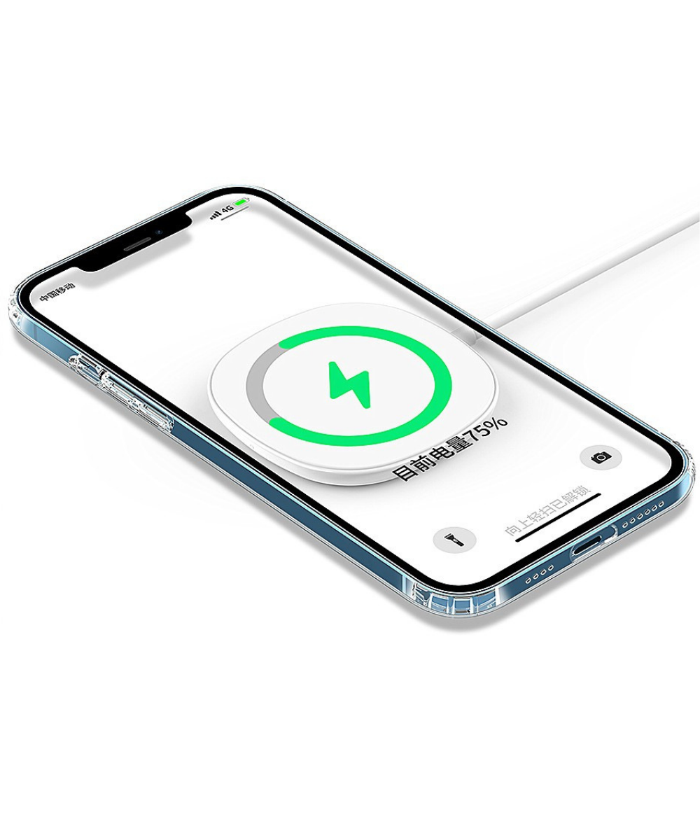 iPhone 13 Transparant MagSafe Hoesje Magnetische Bescherming met Premium Uitstraling