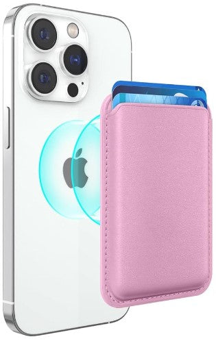 Magnetische Kaartenhouder voor iPhone Roze– Compatibel met MagSafe