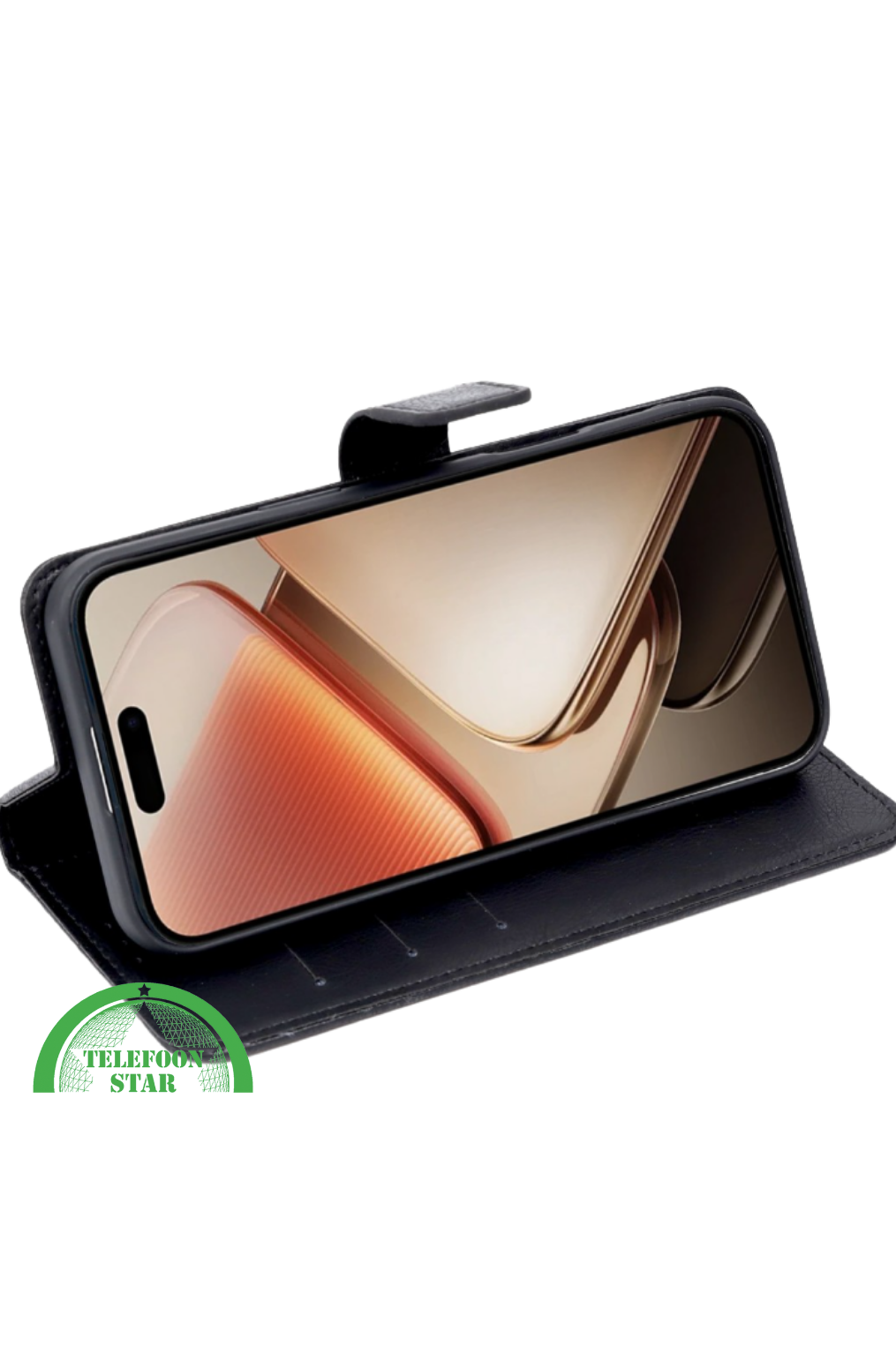 BlackGuard Wallet Bookcase – Zwart voor Xiaomi Redmi 15 5G