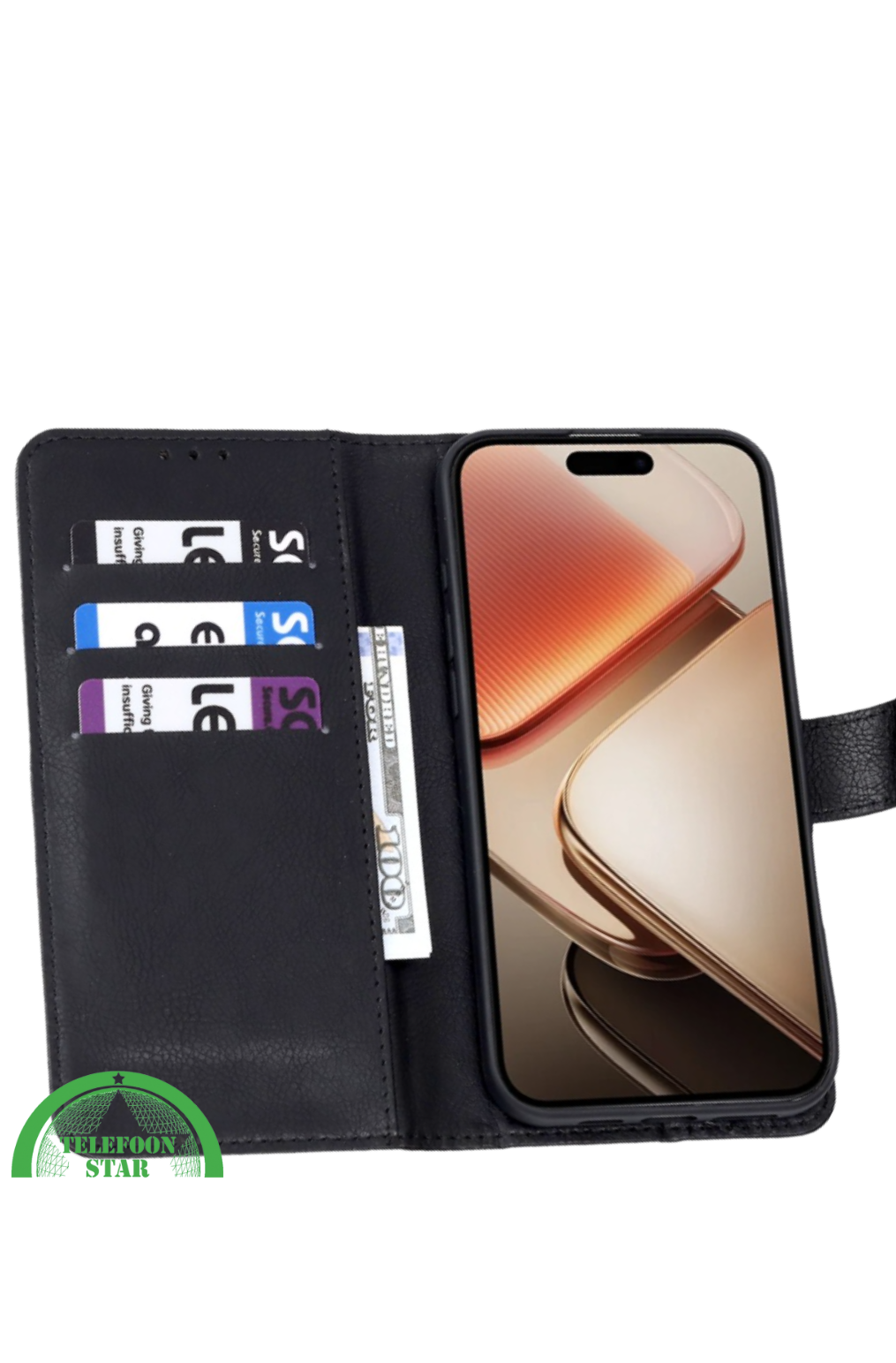 Bookcase Hoesje voor Xiaomi Redmi A5 Zwart Classic Wallet Protect Case
