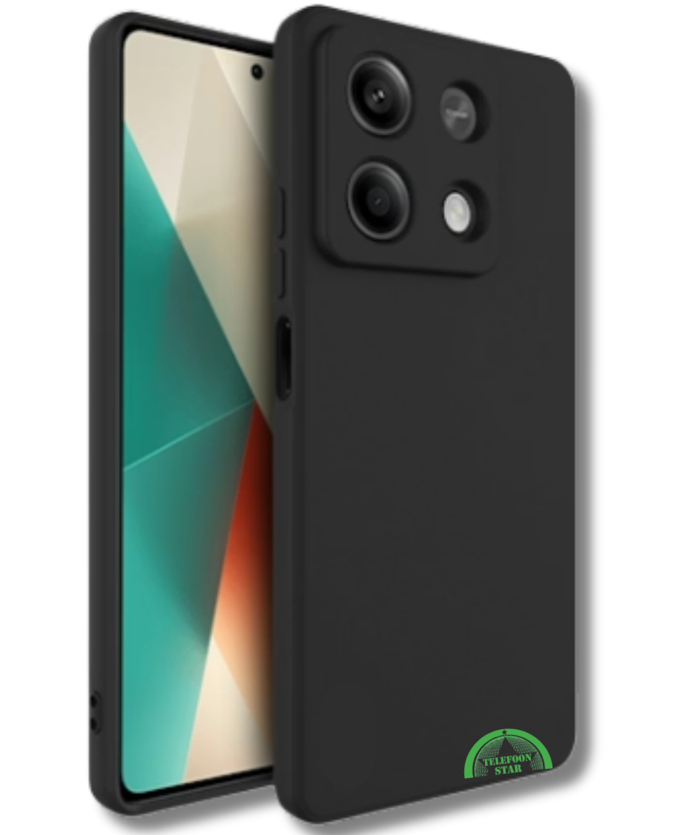 Hoesje voor Xiaomi Redmi Note 13 Pro 5G Zwart licht en strak