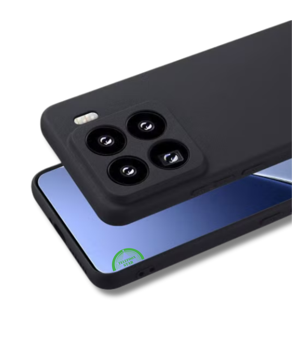 Hoesje voor Xiaomi Redmi Note 15 Pro 5G Zwart Siliconen