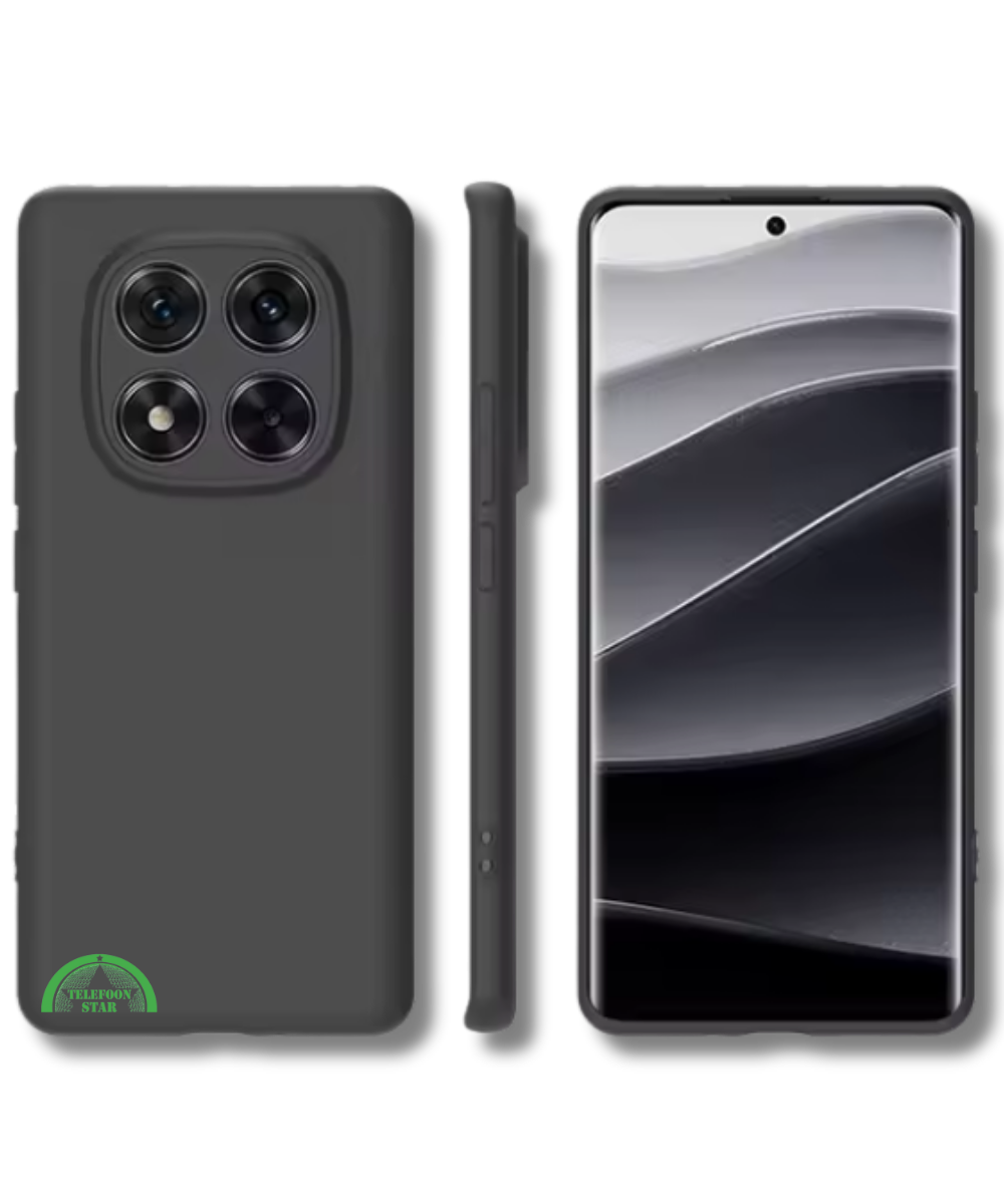 Hoesje voor Xiaomi Redmi Note 15 Pro Zwart Siliconen