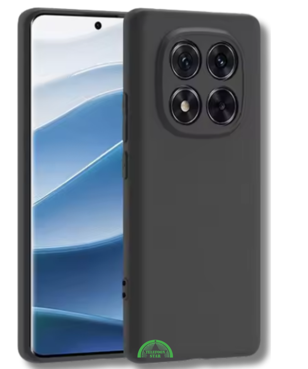 Hoesje voor Xiaomi Redmi Note 15 Pro Zwart Siliconen