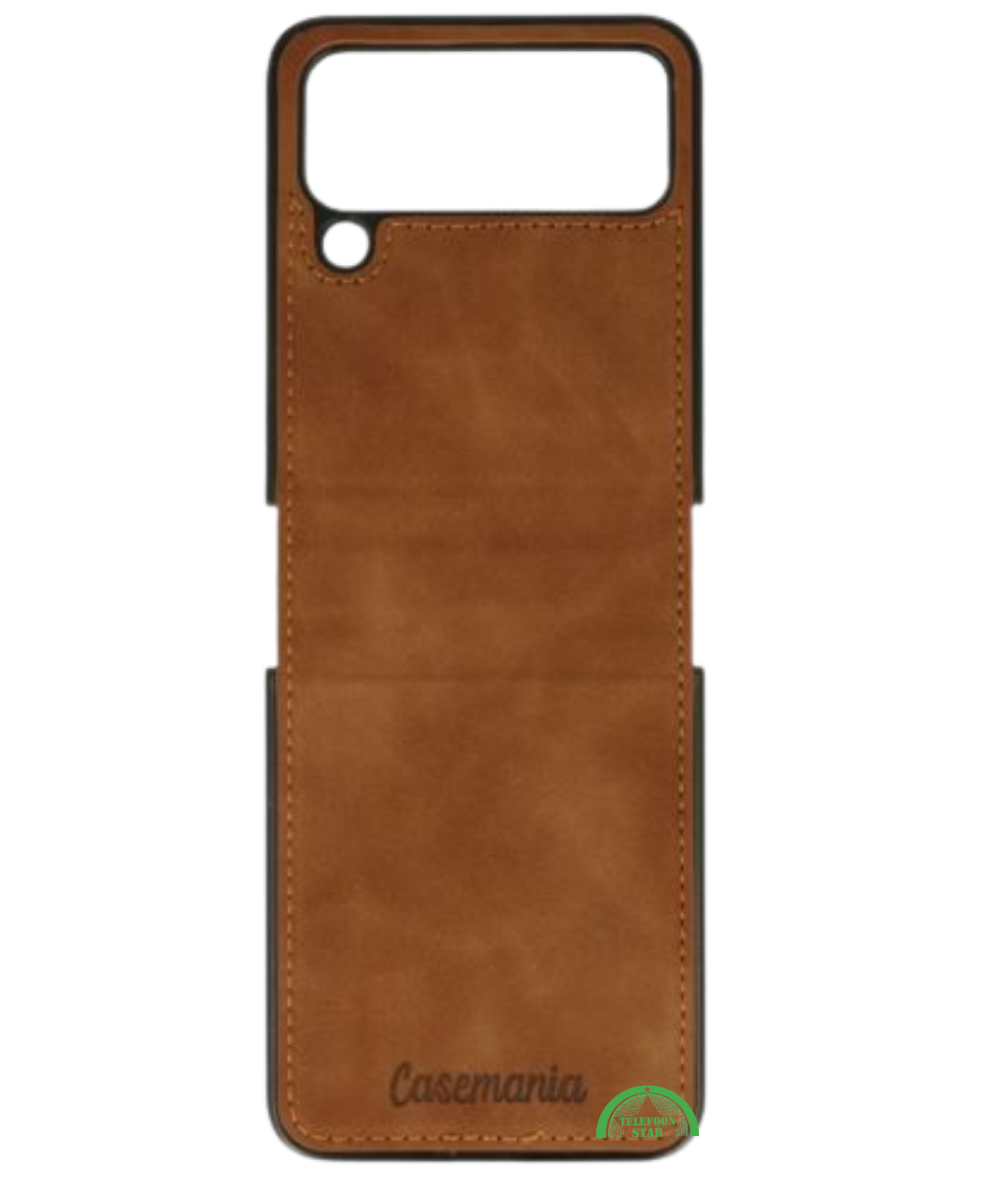Hoesje voor Samsung Z Flip 6 Heritage Leather Wallet Case