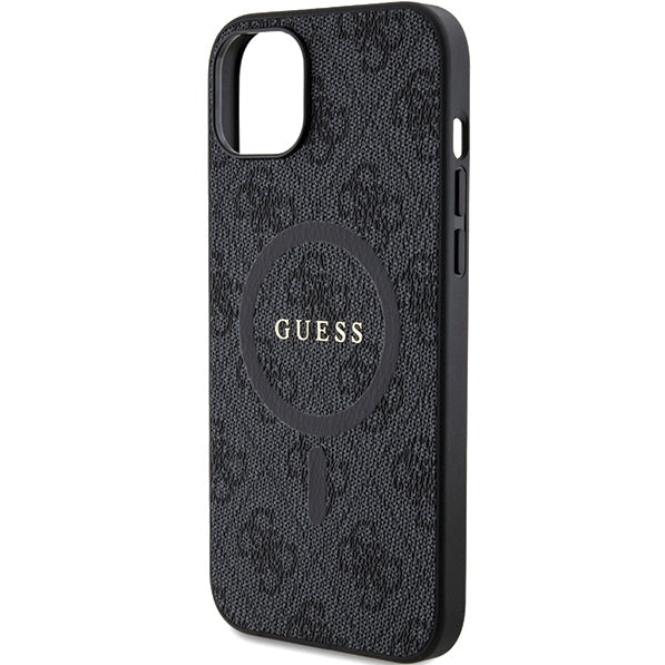 iPhone 15 MagSafe Hoesje | Guess Hoesje | Zwart