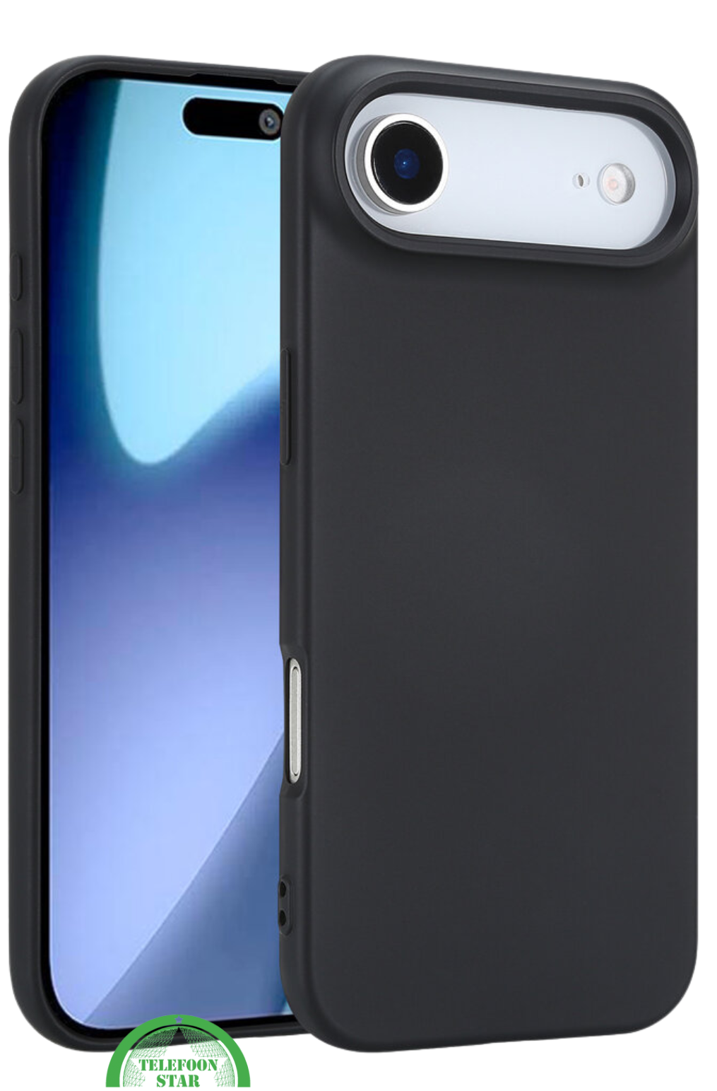 Zwart Soft Touch Hoesje voor iPhone 17 Air – Slank, Stijlvol & Beschermend | Telefoonstar