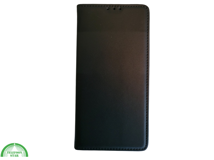 Flip Case Boek Zwart Luxe Leren Klaphoes met 3 Pashouders voor iPhone 16