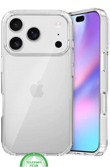 Perfecte pasvorm voor iPhone 17 Pro &ndash; Silicone, Flexibel, Helder &amp; Extra Sterk, transparant en Extra bescherming voor camera en scherm | Telefoonstar