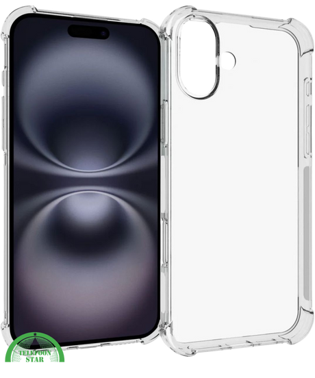 Transparant Hoesje voor iPhone 16 Plus Shockproof &ndash; Sterk &amp; Kristalhelde