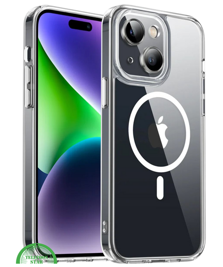 Hoesje voor iPhone 13 mini Transparant MagSafe &ndash; Slank, Sterk &amp; Magnetisch