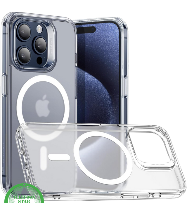 Hoesje voor iPhone 13 Pro Max Transparant MagSafe Sterk, Slank &amp; Magnetisch