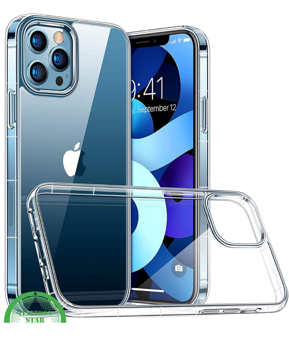 Zwart Hoesje voor iPhone 12 Pro Transparant, Slank, Helder & Krasbestendig