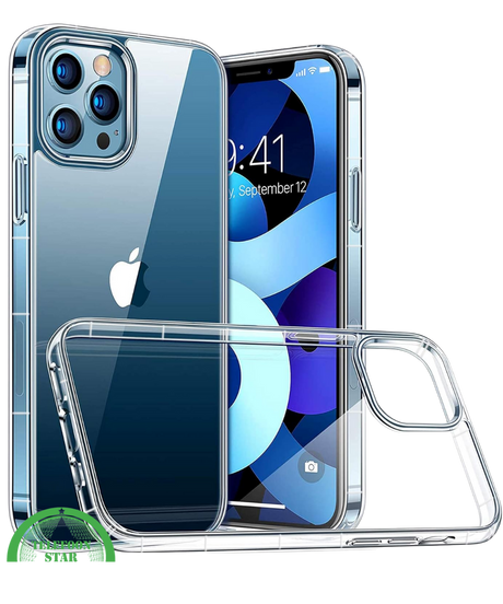 Zwart Hoesje voor iPhone 12 Pro Transparant, Slank, Helder & Krasbestendig