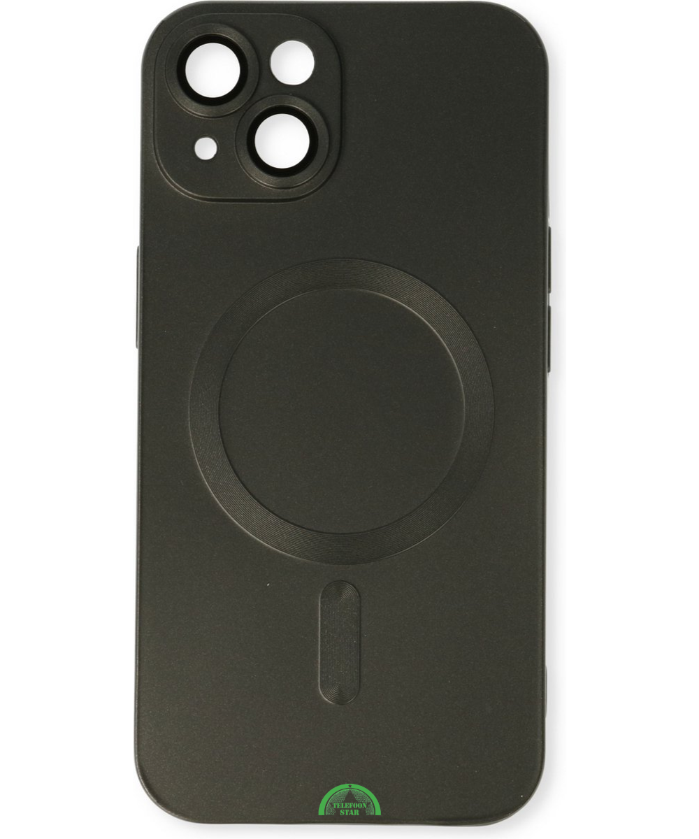 Hoesje voor iPhone 15 Zwart MagSafe, Slank, Beschermend &amp; Premium Grip