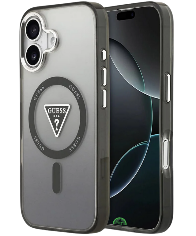 hoesje iPhone 17 Smoke Gray met Magneet-Ring, Camera Strak