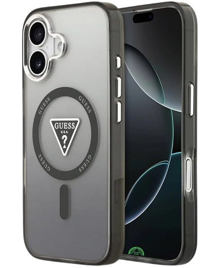 hoesje iPhone 17 Smoke Gray met Magneet-Ring, Camera Strak