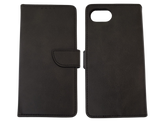 Luxe Boek iPhone 16E (2025)Zwart Leerlook Wallet Case Kaartvakken