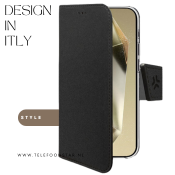 Bookcase Hoesje Zwart iPhone 16