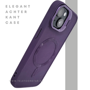 iPhone 15 Plus Siliconen Hoesje Paars &ndash; Geschikt voor MagSafe