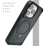 iPhone 15 Pro Achterkant Hoesje met Ringhouder &ndash; Elegant &amp; Functioneel Beschermhoesje