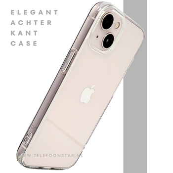 PureFlex Transparant Hoesje &ndash; iPhone 13 / 14 | Ultradun &amp; Beschermend | Telefoonstar.nl